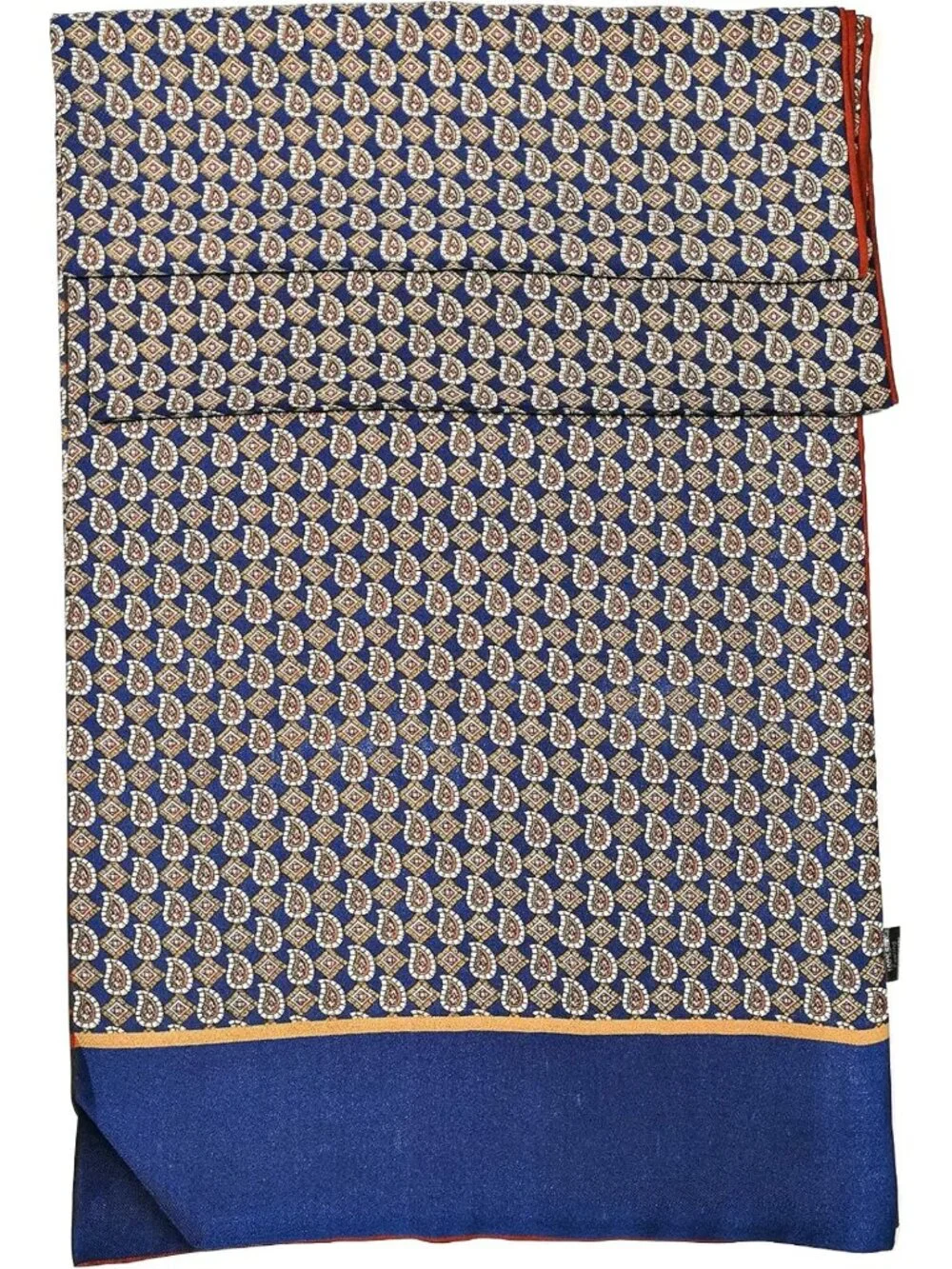 Silk Feel Double-Layered Scarves for Men - Stylish Gift Boxed Accessory